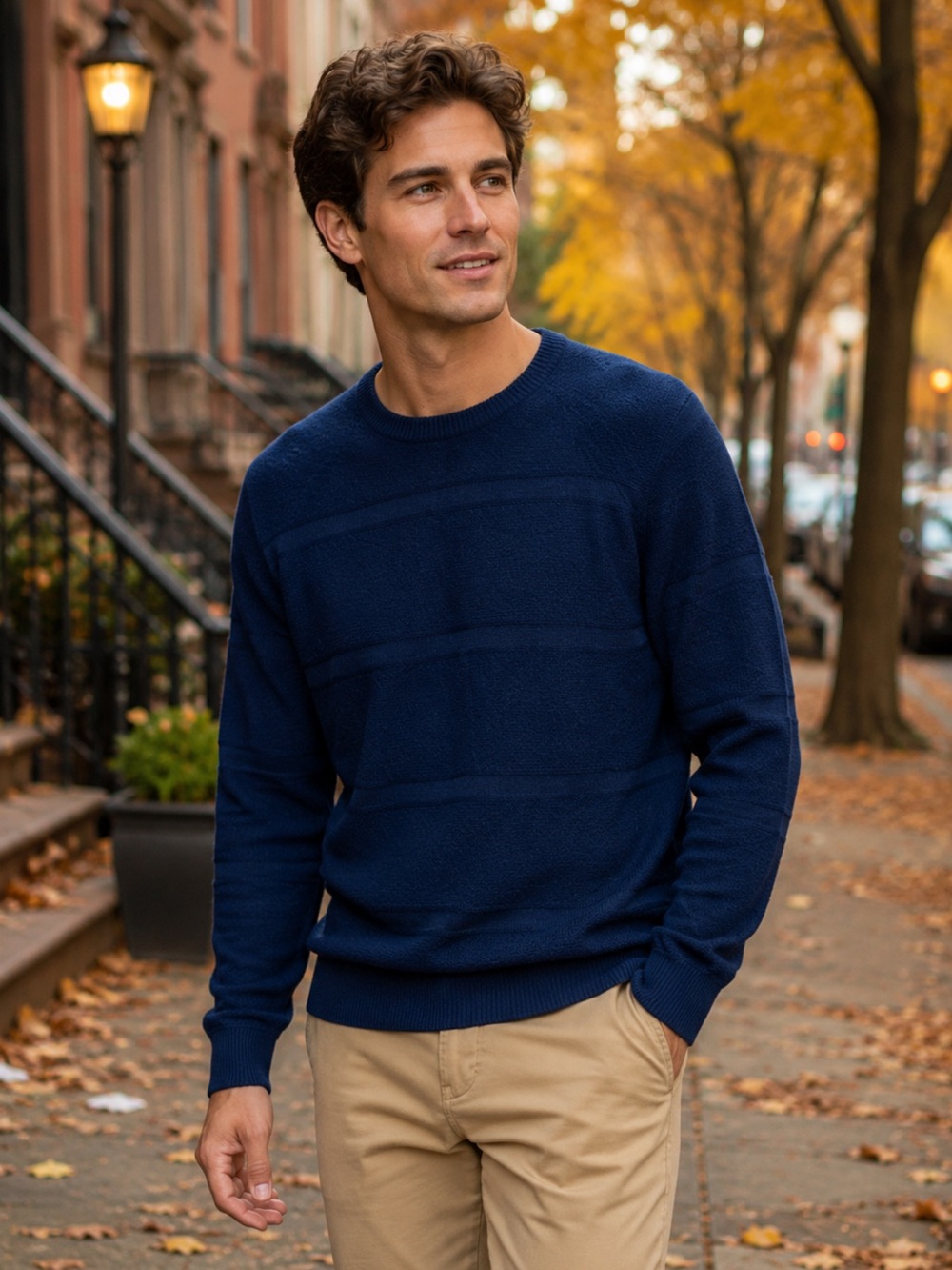 NWT Hawker Rye x Stitch Fix Men’s Cotton Cashmere Crewneck Sweater Classic Gift